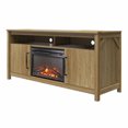 thumbnail image 4 of Meuble télé avec foyer Augusta d’Ameriwood Home, naturel, 4 of 9