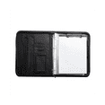 thumbnail image 6 of Zippered Portfolio Organizer, Leather Padfolio Binder, Professional Business Binder, Organizer for /Document (Black), 6 of 10