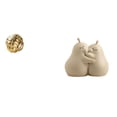 thumbnail image 1 of Escultura De Pera Abrazada Con Bola De Hilo Estética, Figura De Cerámica, Adorno De Mano De Obra Fina, Sujetalibros, Maravilloso Regalo Para Amigos, Sala De Estar, 1 of 8
