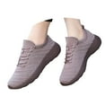 thumbnail image 3 of Espadrilles à Enfiler pour Femmes Chaussures de Sport Chaussures de Course Gym Intérieur Route Course Loisirs Marche Chaussures de Course pour Femmes Rose 44, 3 of 9