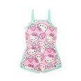 thumbnail image 3 of Hello Kitty Toddler Girls Sleeveless Graphic Print Romper, Sizes 12M-3T, 3 of 6