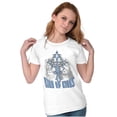thumbnail image 4 of King of Kings Jesus Lion Christian Womens Fitted Plus Size Graphic Tee Brisco Brands 3X, 4 of 5