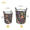 thumbnail image 5 of Fotbe Laundry Hamper With Durable Leather Laundry Basket Mushrooms Snails Butterflies Thickened Waterproof Round Collapsible Laundry Hamper, Dirty Clothes Laundry Basket, 5 of 8