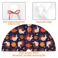 thumbnail image 4 of Sikiie Turkey And Thanksgiving 30-48 inches {designName} Print Christmas Tree Skirt Snowman Xmas Tree Skirt with Edge Christmas Decorations for Holiday Party-36", 4 of 7