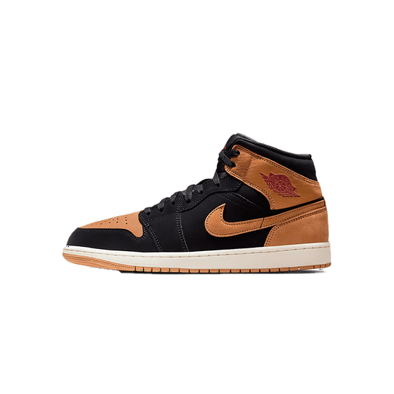 Jordan MENS Air Jordan 1 Mid SE "Black/Beige" HV4091 002 from Stadium Goods