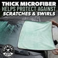 thumbnail image 6 of Chemical Guys MIC529 Ultimate Super Plush Drying Towel, Olive Green, 1 Piece, (25"x30"), 6 of 12