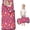 Robot and Rockets Red Pattern, variant on Robot and Rockets Red Pattern Teens Toddler Nap Mat with Pillow, Sleeping Mat Bag for Preschool Daycare 59"x22"
