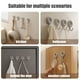 thumbnail image 5 of Ganchos de Pared Adhesivos Resistentes | Ganchos para Colgar Sin Taladros para Baño y Cocina | Paquete de 4 Ganchos Resistentes Que No Dejan Marcas En Blanco, Gris y Beige, 5 of 6