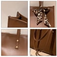 thumbnail image 4 of Bolso para mujer Bolso de mano de moda Bolsos de hombro Bolsos de mano con asa superior con bolsillo externomarrón, 4 of 6
