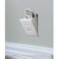 thumbnail image 3 of Meridian Point White Hidden Wall Outlet Safe Electrical Outlet, 3 of 6
