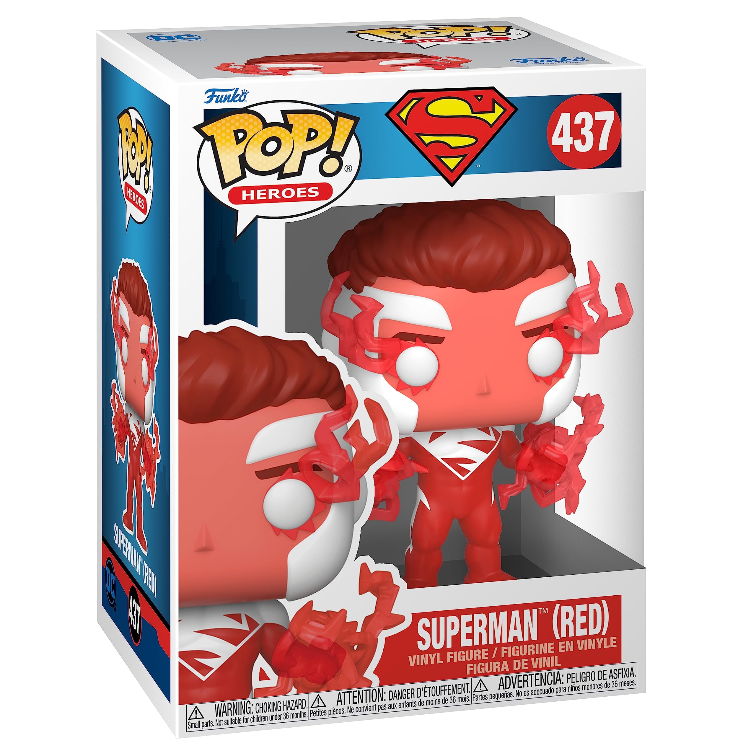 Funko Pop DC Justice League Flash and Superman Racing Fall