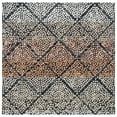 thumbnail image 6 of SAFAVIEH Trace Maximillian Geometric Diamonds Wool Area Rug, Navy/Ivory, 6' x 6' Round, 6 of 10