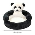 thumbnail image 2 of Pet Supplies Panda Bed With Arms Cozy Washable Cuddler Bed For Indoor Cats & Small With Bottom Durable Design For Home Use, 2 of 6