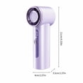 thumbnail image 3 of Portable Handheld Fan | 100 Speed Settings Usb Rechargeable Personal Cooling Fan for Travel Outdoor Use Gift for Men Women Black Small Mini Fan, 3 of 8