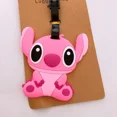 thumbnail image 1 of Accesorios de viaje divertidos de Anime Disney, etiqueta de equipaje Lilo & Stitch, maleta, estilo de dibujos animados, Gel de sílice, etiqueta de viaje portátil, 1 of 3