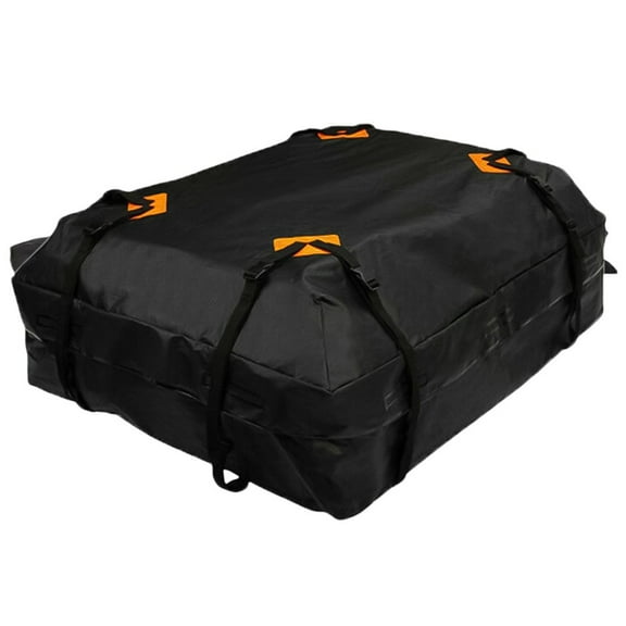 600D Waterproof Soft Car Roof Bag Cargo Carrier for Outdoor Travel Camping