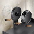 thumbnail image 4 of Wiicoznt Plastics Suction cup paper holder Double Layer Suction Cup Paper Rack Toilet Paper Box Paper Towel Rack Storage Rack Paper Drawer Storage Rack, 4 of 6