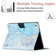 thumbnail image 4 of iPad Mini 5 Case, iPad Mini 4 Case, iPad Mini 1/2/3 Cover, Allytech Slim Stand PU Leather Case with Auto Sleep/Wake Folio Wallet Case for iPad Mini 7.9" 5th Gen 2019/ Mini 4 3 2 1, Blue Marble, 4 of 7