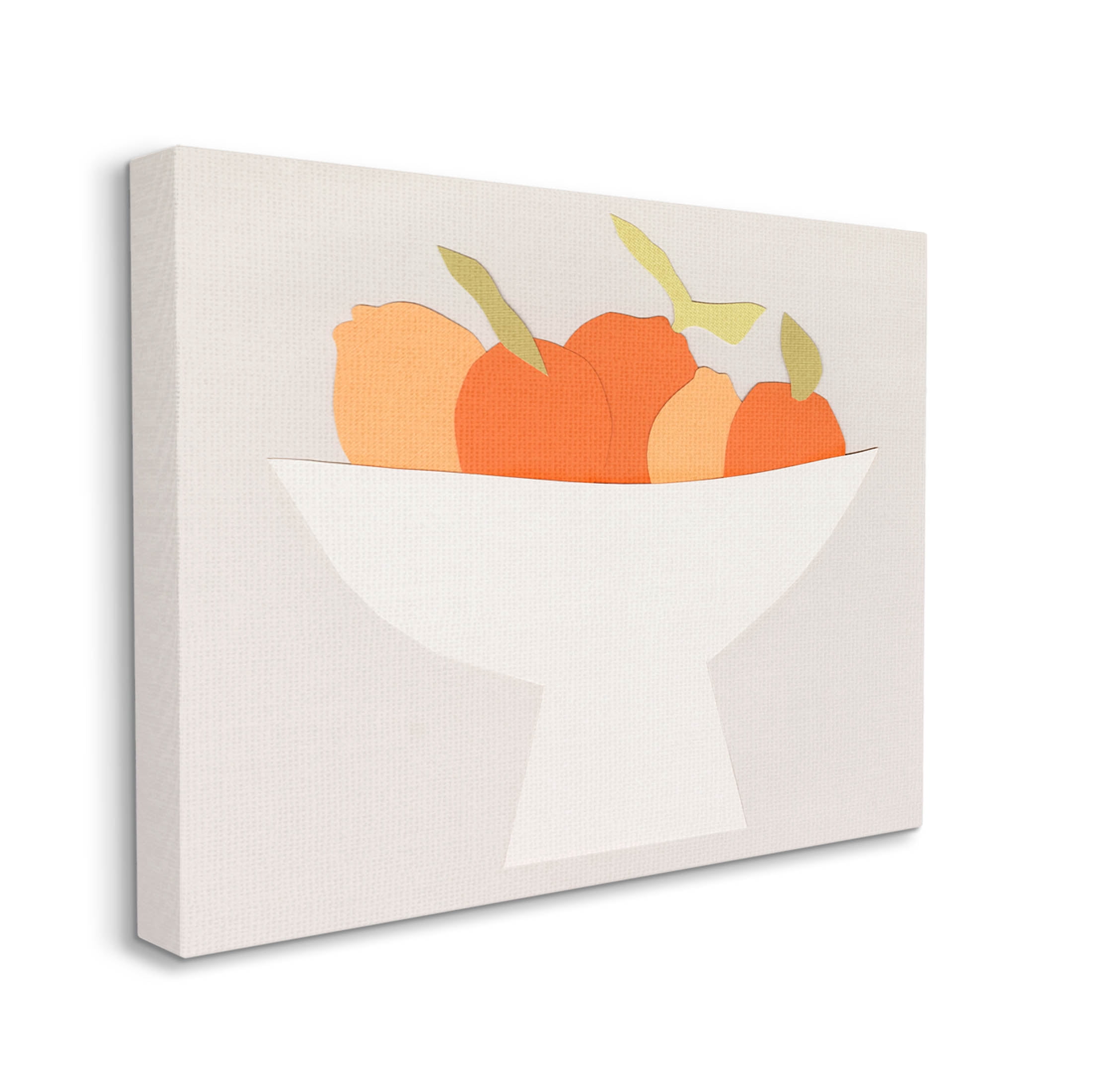 Stupell Industries Contemporary Orange Citrus Fruits Graphic Art Gallery Wrapped Canvas Print Wall Art, Design by Natalie Sizemore