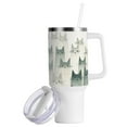 thumbnail image 2 of Crowds Of Cats 40 oz Tumbler with Handle Insulated&nbsp;Travel Mug&nbsp;Lid Straw Leak Proof Steel Vacuum Water Bottles Glasses Fits in Car Cup Holder, 2 of 7