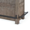 thumbnail image 4 of Yael Bar Cabinet Table, Shelves, Pull Out Tray, 80 Inch, Taupe Brown, 4 of 5