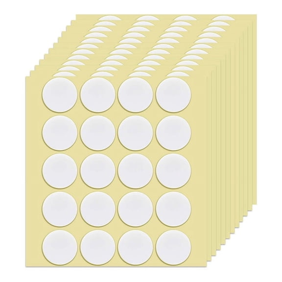 Diy Candle Material 240 Pieces Double-Sided Tape for Wicks Wick Fixing Sticker Diameter 20Mm Thick 1Mm