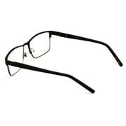 Men Premium Rectangle Metal with Plastic Temple Extra Large Reader - 152mm Wide Frame Reading Glasses