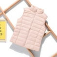 thumbnail image 3 of New Lightweight Down Vest Short Vest Standing Collar Lightweight 90% White Duck Down, 3 of 6