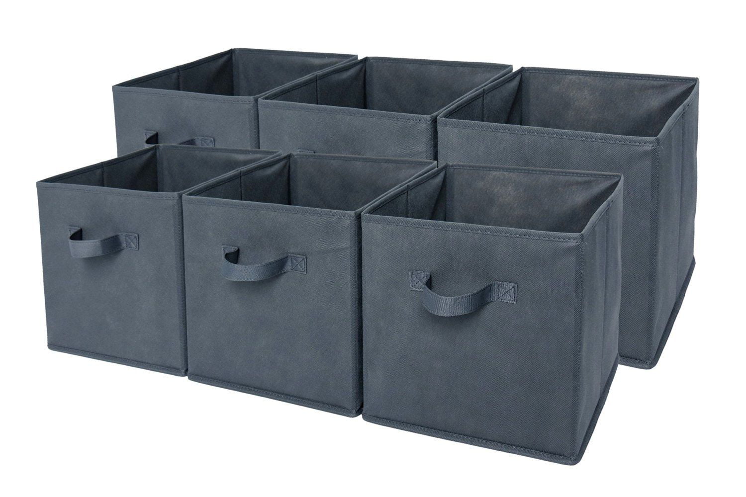 6 Sodynee Foldable Cloth Storage Cube Basket Bins Organizer Containers Drawers 