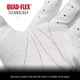 thumbnail image 4 of Franklin Sports MLB CFX Pro Chrome Batting Gloves, White, Youth Large, 4 of 7