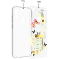 thumbnail image 5 of Xpression Case for LG K53, LG K52 Clear Fashion IMD Pattern Design Hard Back PC Hybrid Bumper TPU Soft Rubber Silicone Ultra Slim Phone Cover [Perfume Floral], 5 of 9