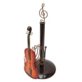 thumbnail image 4 of Soporte para toallas de papel con forma de violín, de metal duradero, acabado con barniz para hornear, perfecto para dormitorio, baño y oficina, 4 of 8