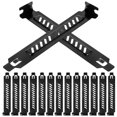 thumbnail image 2 of 20 piezas de cubierta de ranura trasera para computadora, deflector de ventilación de chasis de computadora de metal, 2 of 6