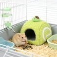 thumbnail image 5 of 1Pcs Cozy Winter Hamster Insulated For Small Warm Hideout & Bedding, 5 of 5
