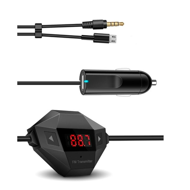 Wireless FM Transmitter Radio Adapter Car Kit Streaming Music Player