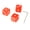 Red, variant on Universal Guitar Dice Control Knobs Speed Tone Volume Adjuster Caps with Wrench (Black, 3-Pack) - 0.63 x 0.63 x 0.63 inches / 1.6 x 1.6 x 1.6 cm