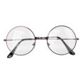thumbnail image 1 of Gafas con lentes transparentes de estilo vintage, unisex, para hombres y mujeres, gafas con montura metálica, 1 of 8