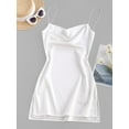 thumbnail image 6 of ZAFUL for Women Sexy Prom dress Cocktail Party Dress Adjustable Shoulder Strap Sheeny Mini Slip Dress, 6 of 10