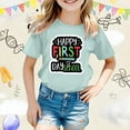 thumbnail image 2 of LEKDFST Kindergarten Graphic Tees for Kids Girls Boys Back to School T-Shirts Watch Out Kindergarten Here I Come Graphic Tops Mint Green 12-13 Years, 2 of 4