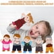 thumbnail image 5 of Juego de marionetas de mano de 6 piezas Marionetas de miembros de la familia de 30 cm Marionetas de mano de felpa suave para madres, padres, hijos, hijas y abuelos para contar cuentos, enseñar, preescolar, cosplay ER, 5 of 7