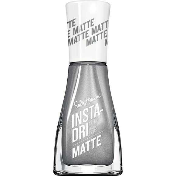 Sally Hansen Insta-Dri Nail Polish Color, Smokey Silver, 0.31 oz