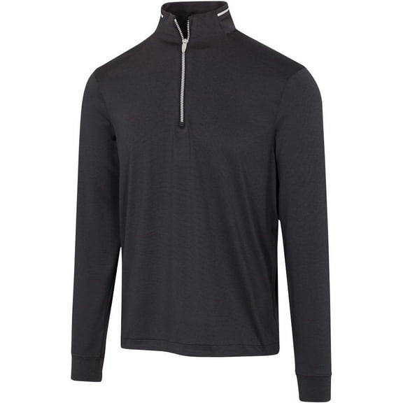 Greg Norman L/S Leaderboard Ultra Stretch Black Heather Outerwear Men L