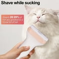 thumbnail image 5 of Romiromi Dog Grooming Vacuum Kit - 5 In 1 Low Noise Pet Grooming Tools and 1L  Dust Cup, Electric Clipper Brush for Dogs Cats Pet Hair Shedding at Home, White, 5 of 9