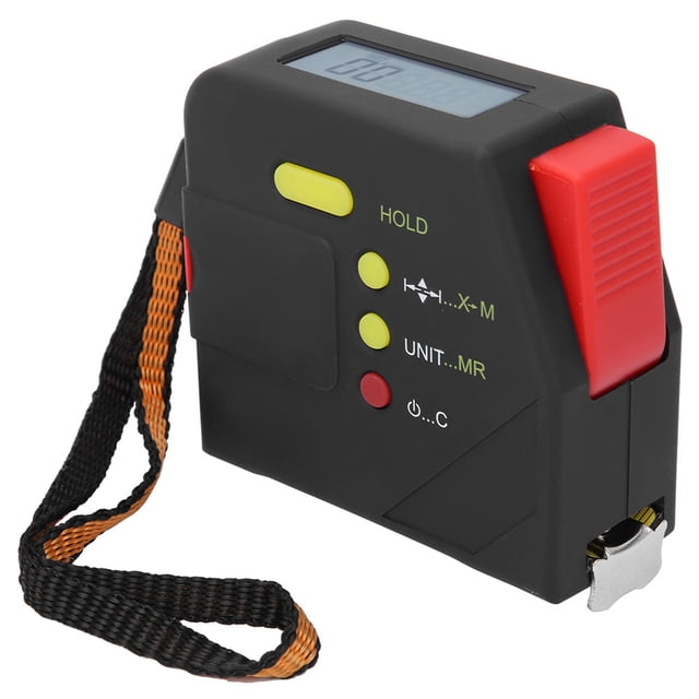 Cinta métrica digital NikouMX herramienta 5 m LCD de precisión construcción robusta