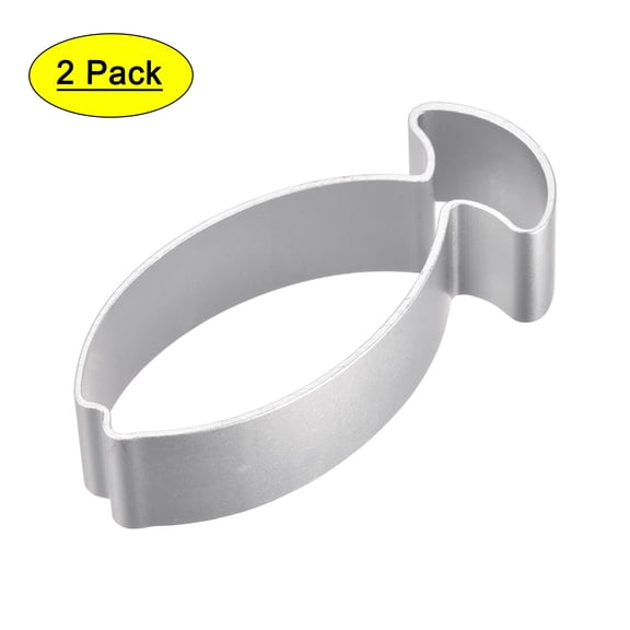 Uxcell 2 Pack Metal Fish Shaped Baking Biscuit Cookie Cake Cutter Frame Frame