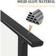 thumbnail image 4 of Interior/Exterior Handrail for 2-3 Steps Black Metal Porch Railing Kit for Concrete Wood and Brick Adjustable Height 30-36in  Durable Aluminum Construction 3 Step, 4 of 7