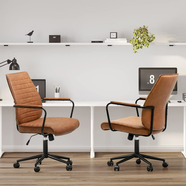 Argos brown online office chair