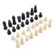 thumbnail image 1 of Leylor Ajedrez - 32 Piezas de PVC Herramienta de Entretenimiento de ajedrez sólido Internacional para diversión de 13 mm de diámetro para Jugar en Interiores o Exteriores, 1 of 5