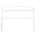 thumbnail image 2 of Modway Alessia Modern Farmhouse Metal Full Headboard in White, 2 of 5