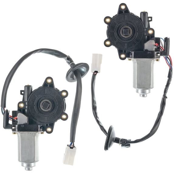 A-Premium Anti-Clip Power Window Lift Motor Replacement for Nissan Murano 2003-2007 Front Left and Right 2-PC Set